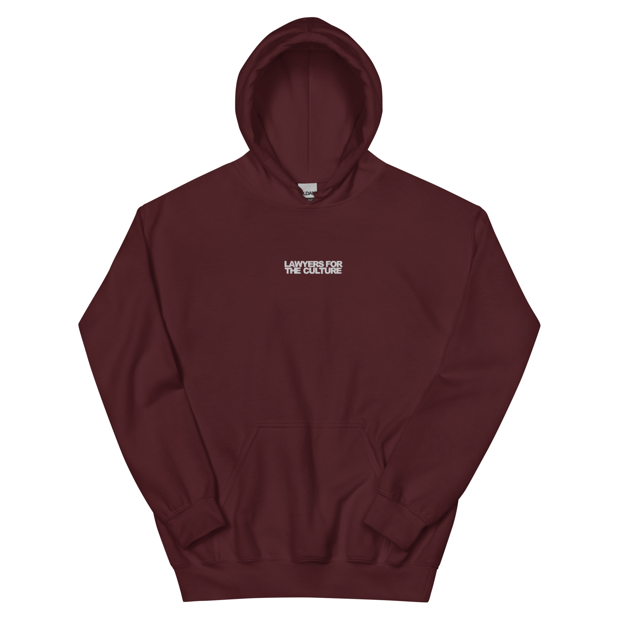 Burgundy Embroidered LFC Hoodie